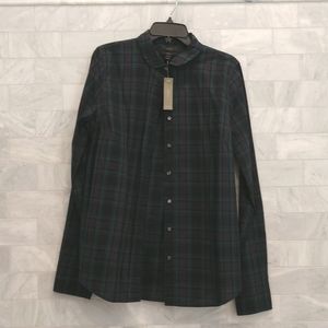 J crew plaid button down women's tall shirt